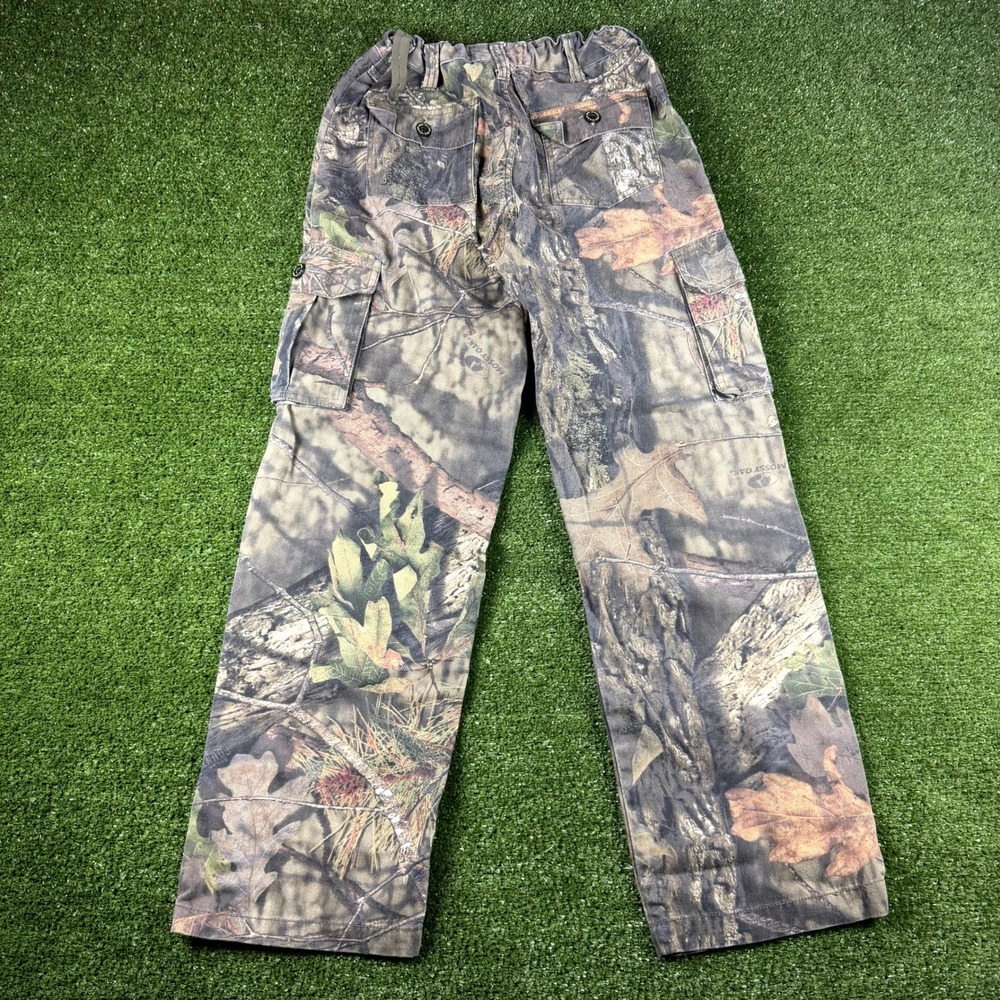 Mossy Oak Camo Cargo Pants Mens Camouflage Outdoor Hunting Streetwear 0741